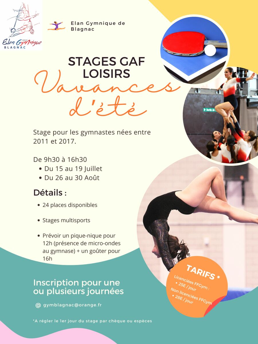 Stages GAF Loisirs & Multisports