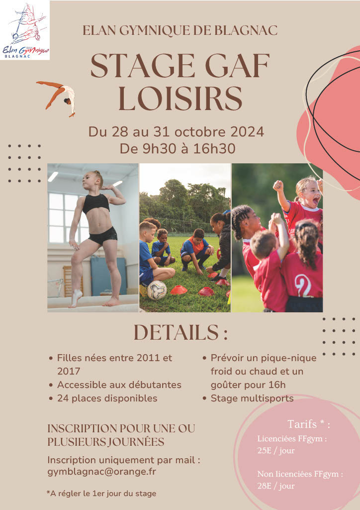 Stage GAF Loisirs & Multisports