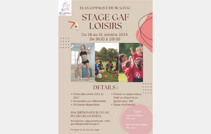 Stage GAF Loisirs & Multisports